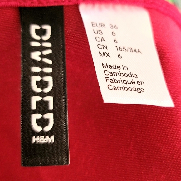 H&M Women's Sleeveless Backless Velvet Dress Size 6 - Picture 7 of 8